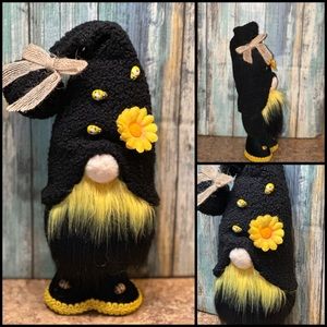 🌻 Sunflower Bumble Bee Summer Bee Hive Spring Gnome 🌻